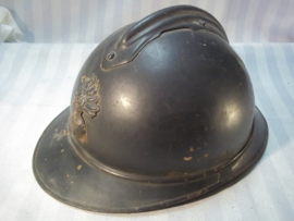 French helmet Blue d´Horizon M15 . Franse helm infanterie perfekte staat origineel binnenwerk vroege kleur, kleine maat