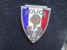 French police cap used 1950-1960. Frans politie kepie gedragen tussen 1950-1960.