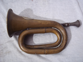 Nederlands bazuin, kleine maat 23 cm. Koninklijke Nederlandsche Fabriek van Muziek- instrumenten.  M.J.H. Kessels Tilburg.