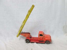 Tin toy fire-engine TipCo, Made in Western-Germany.
