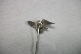 German stickpin Luftschutz Asmann and ges gesch stamped. Draagspeld luftschutz, perfekt gestempeld TOP