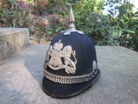 Dutch Ceremonial helmet of the Amsterdam Police Department. Paradehelm Amsterdamse politie, bijzonder en schaarse helm.