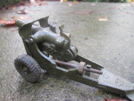 Metal gun british made, Metalen kanon, leuk mechaniek mooi model.