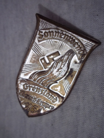 German tinnie, rally badge Duitse tinnie Sonnenwende - Grenzland - Viersen-Kempen 1934. NSDAP related