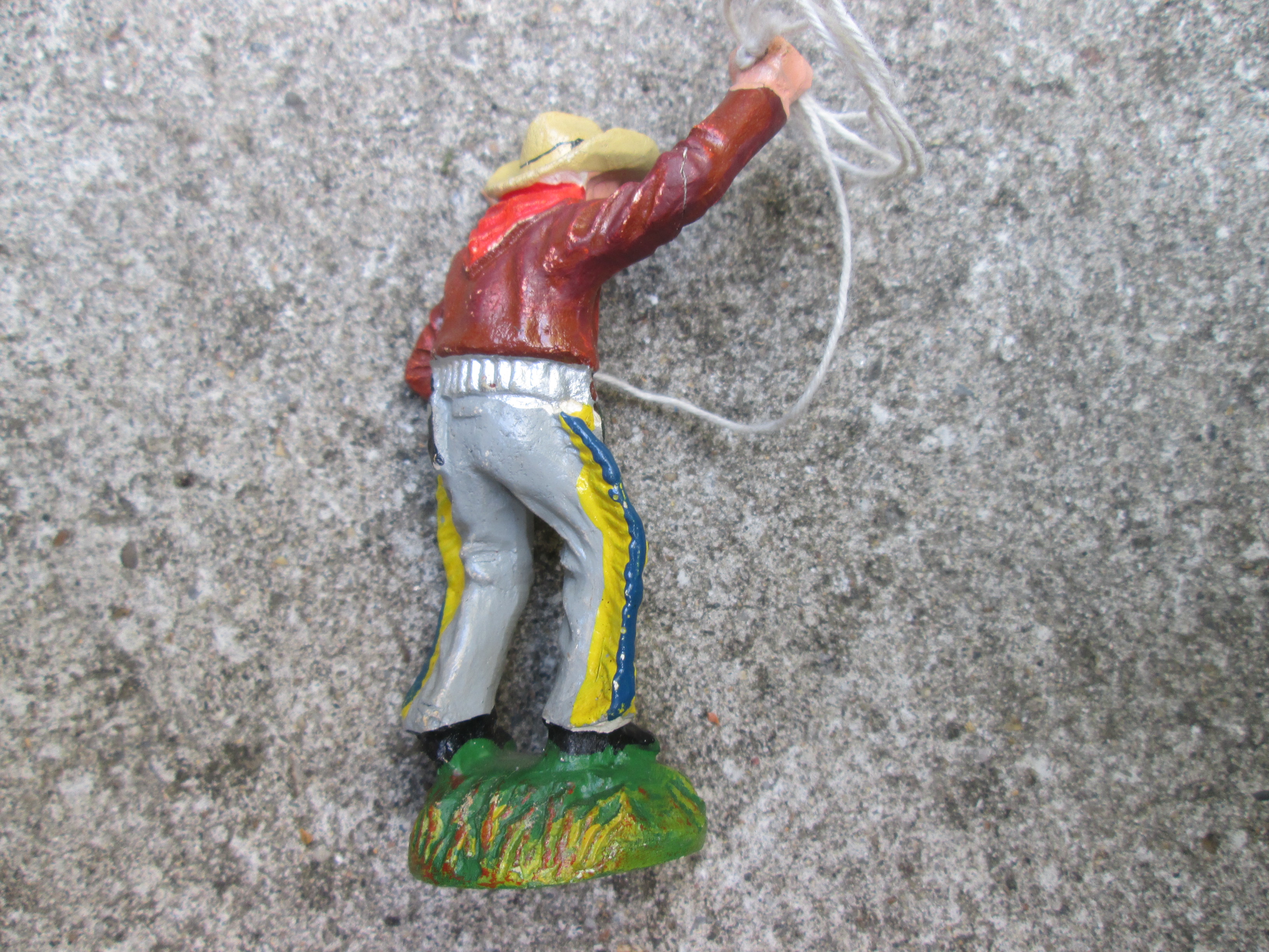 DURSO cowboy with lasso. Cowboy met lasso