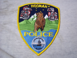 Badge, embleem Hoonah Police Alaska.