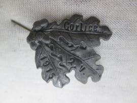 Austrian cap badge, Oostenrijks Kappenabzeichen Gorlice 1915 . 2.v.