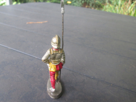 ELASTOLIN Knight, ridder met lans speer. goede staat