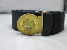Dutch ceremonial police belt. Nederlandse politie riem uitgaans uniform van de Rijkspolitie te water