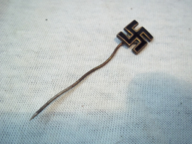 German member pin enameled swastika nicely marked M4 - RzM Duits sympathisanten spel emaille en mooi gemerkt TOP