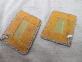 German Flight Hauptmann Collar tabs. Duitse luftwaffe officiers kraagspiegels