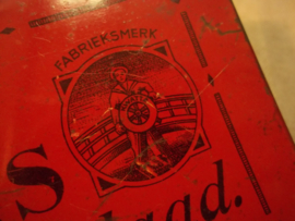 Dutch chocolate tin Chocolade blikje van KWATTA, Manouvre chocolade.