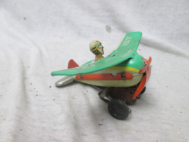 Tin Toy aeroplane, Blikken speelgoed vliegtuigje, Duitse makelij, Made in Western- Germany