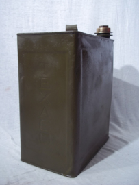 Blik TEXACO motor olie met originele bronzen sluitdop van Texaco, decoratief. Jaren 30-40