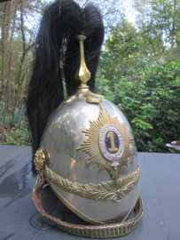 British life-guards helmet.