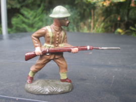 DURSO Belgium soldie with gasmask, Belgische soldaat met gasmasker