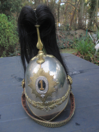 British life-guards helmet.
