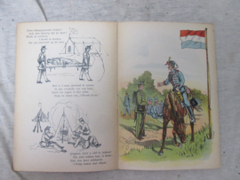 Nederlands boekje IN OORLOGSTIJD, met vele militaire afbeeldingen.