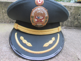 Police cap Peru, senior - officer. Politie pet Peru Policia National lage officiers rang.