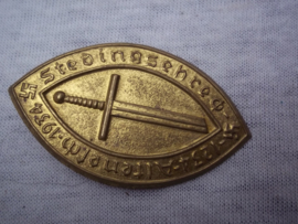German tinnie, rally badge, Duitse tinnie Stedingsehre 1934.