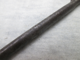 German drill bit tool nicely marked, Duitse boor, mooi gemarkeerd, met maker, nummer en adelaarstempel, decoratief.