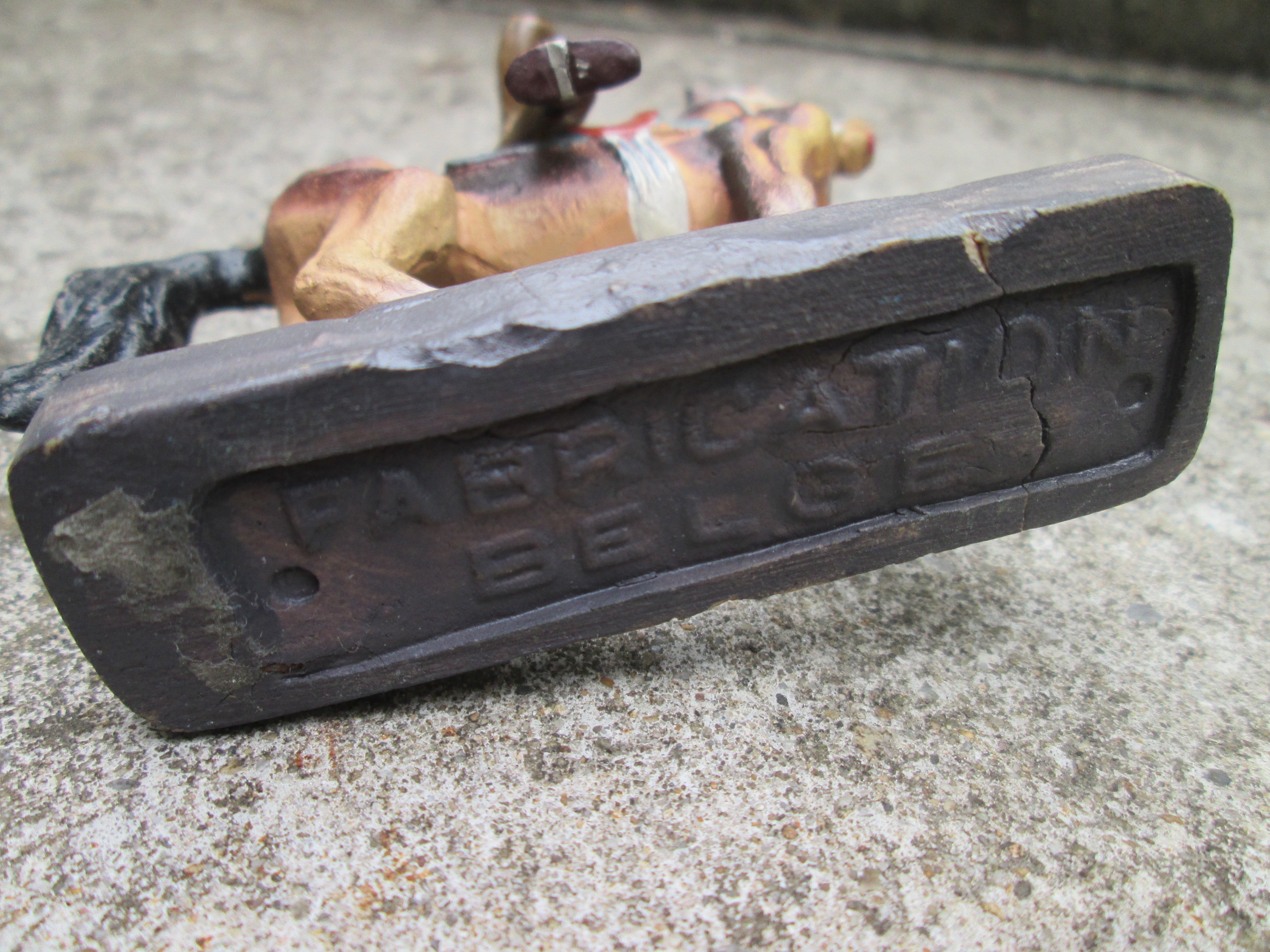 Belgium king on horst FB Fabrication Belge, Koning Leopold van Belgie op paard