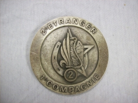 French medal 2e Etranger 1e compagnie cavalery. Franse penning legioen