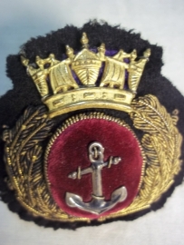 British cap badge officer, merchant navy, Engels petembleem koopvaardij