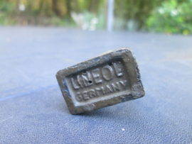 LINEOL German marching soldier without red piping. smaler size. Duitse marcherende soldaat zonder rode bies klein model goede staat.