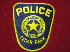 badge Police Cedar Park city of cedar park Texas