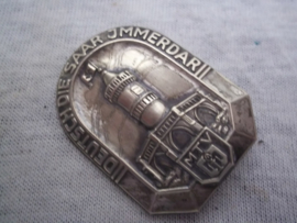 German tinnie, rally badge, Duitse tinnie Deutsch die Saar, immerdar MTV.