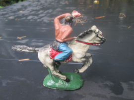 Indiaan op paard merkloos.