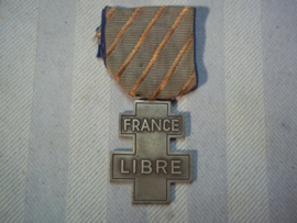 Franse verzets medaille FRANCE  LIBRE - 13 juni 1940- 8 mai 1945.