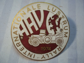 Emaille embleem Internationale Lustrum Rally 1974