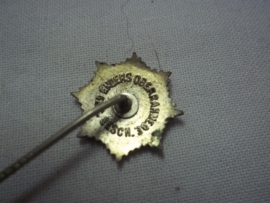 German pin civil defence. nicely marked. Duits speldje R.L.B. Reichs Luftschutz Bund, mooi gemarkeerd.