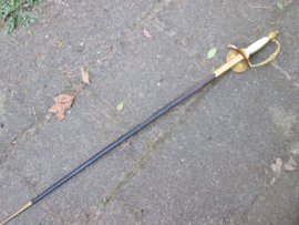 Dutch sword. Nederlands staten degen, voor bestuursleden zoals burgemeesters en leden Staten-Generaal, met het Je Maintendrai logo, vuurverguld met etsing, parlemoeren handvat. decoratief stuk.