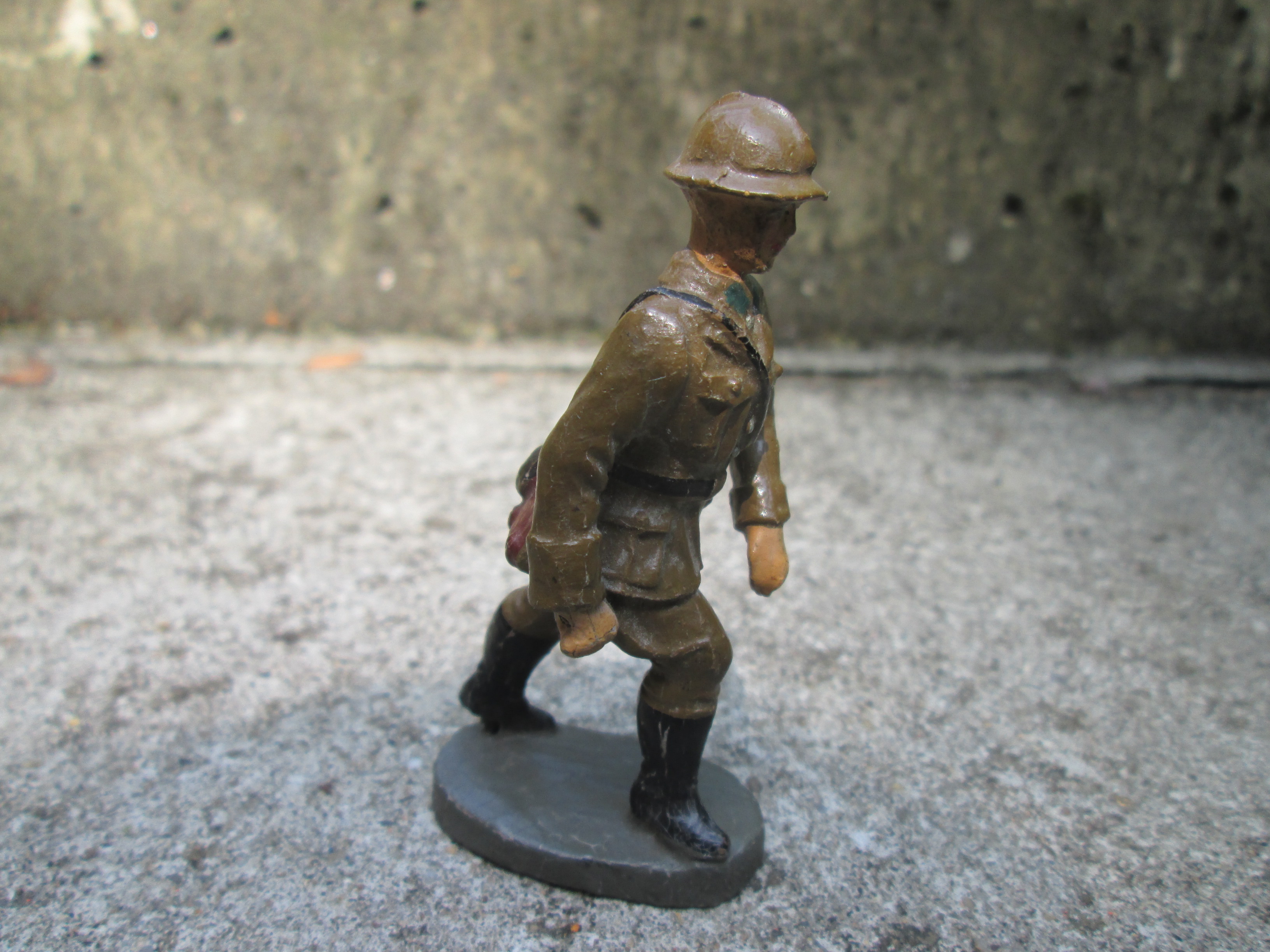 ELASTOLIN Belgium soldier, Elastolin Belgische soldaat