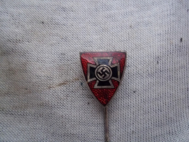 German pin Kuyffhauserbund first model nicely marked. Duitse draagspeld oorlogs veteranen