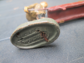 ELASTOLIN Belgium red cross soldiers with brancard. Belgische Rode Kruis soldaten met gewonde soldaat.