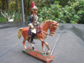 ELASTOLIN British life- guard. Engelse officier van de life guards op paard, goede staat.