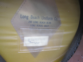 United States Police cap California. Amerikaanse politie pet Californië etiket Long-Beach Californië.  LAPD Los Angles Police Department.