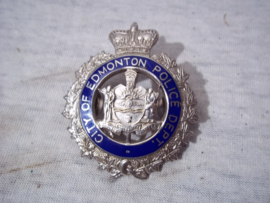 Cap badge City of Edmonton Police Department special edition. Engels petembleem Edmonton politie