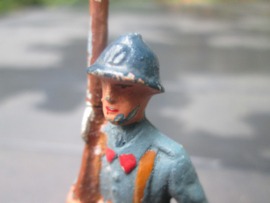 DURSO Belgium soldier in blue uniform. Belgische soldaat in blauw uniform .
