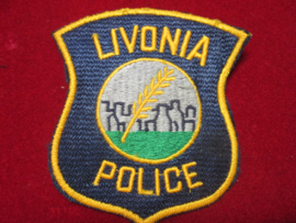 Sleeve badge LIVONIA POLICE.