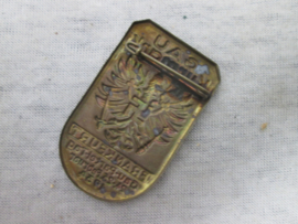 German tinnie, rally badge, Duitse tinnie Gau Kurmark Frankfurt, Gau- Partei-Tag 24- 25 Februar 1934, nice tinnie.