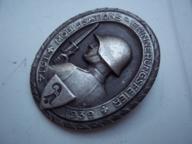 Swiss badge, Zwitsers speldje embleem 1914 en 1939 Mobilisations erinnerungsfeier