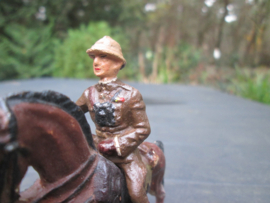 DURSO Belgium general on horse. Belgische generaal op paard nette staat.