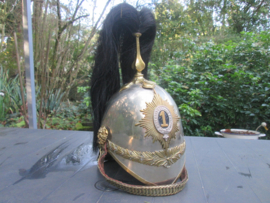 British life-guards helmet.