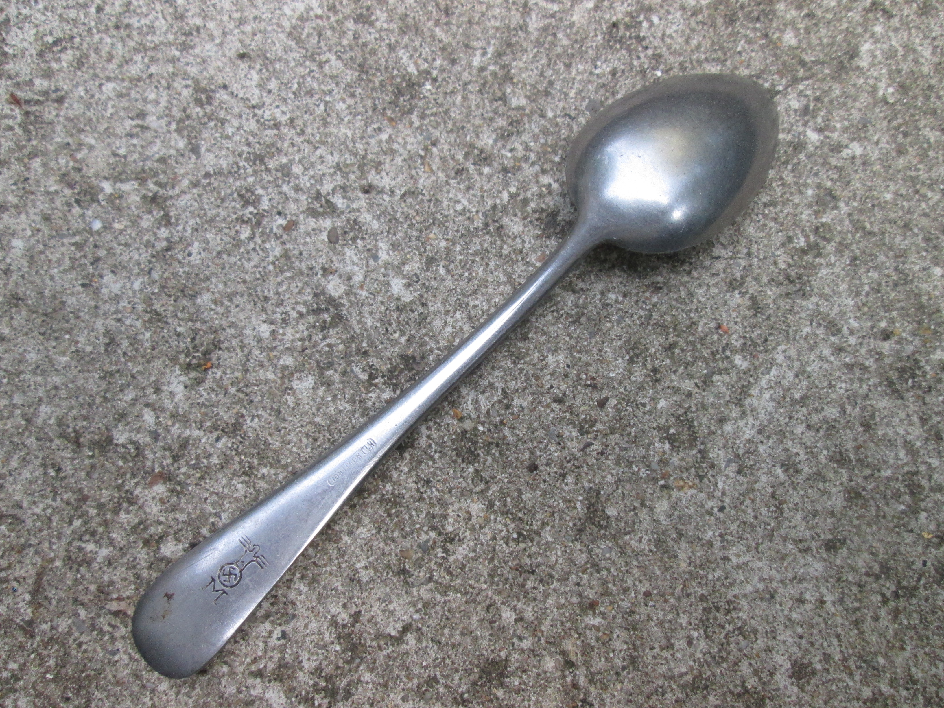 German teaspoon Royal Navy. Duits lepeltje van de KRIEGSMARINE, mooi gemarkeerd.