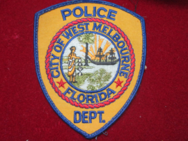 Sleeve badge POLICE Department City of West- Melbourne Florida